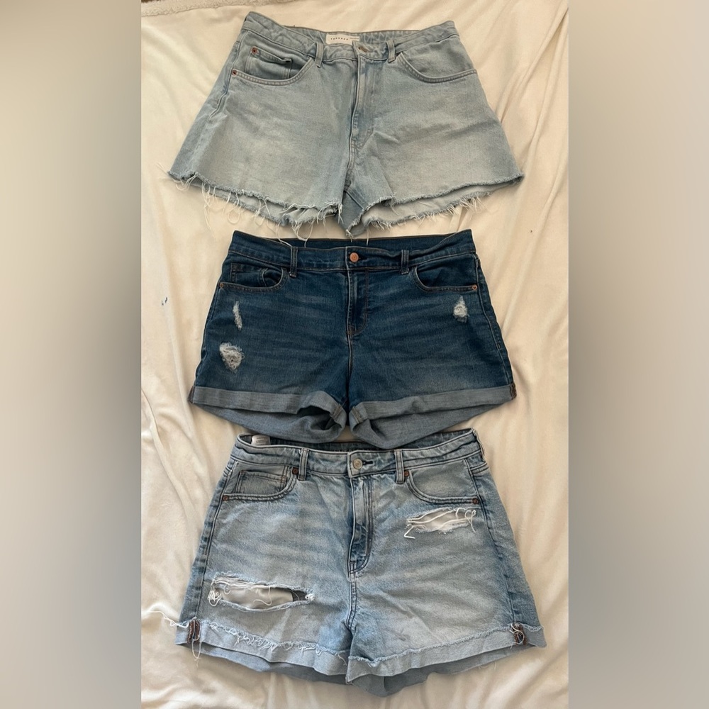 3 Size 10 Jean Shorts